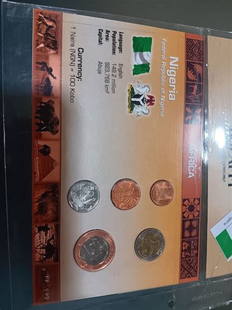 Serie Monete Completa Fior Di Conio Del Mondo Africa Nigeria Ccni