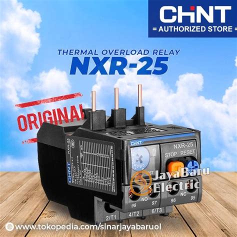 Jual Thermal Overload Relay Chint Nxr Nxr Komponen Listrik