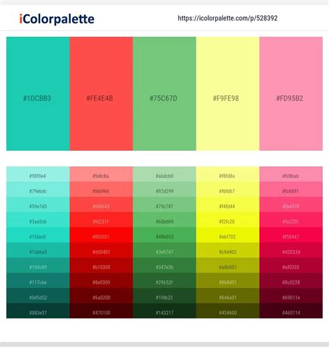 500+ Latest Color Schemes with Java Color tone combinations | 2022 | iColorpalette