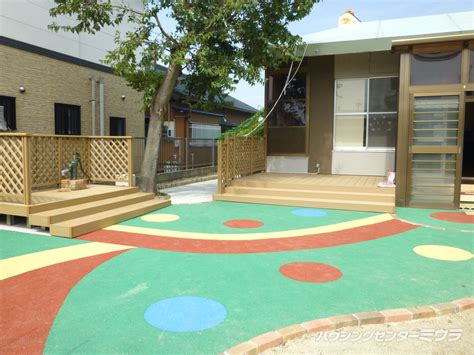 保育園園庭です。 | 施工事例 | 愛知県知立市のエクステリア・外構工事専門店