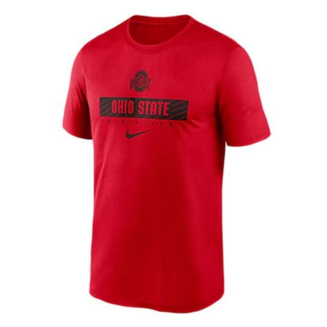 Ohio State Nike Red Drifit Legend Tee College Traditions