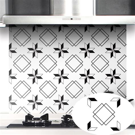 Buy Geometric Self Adhesive Tile Stickers Decal Home Decoration Wall