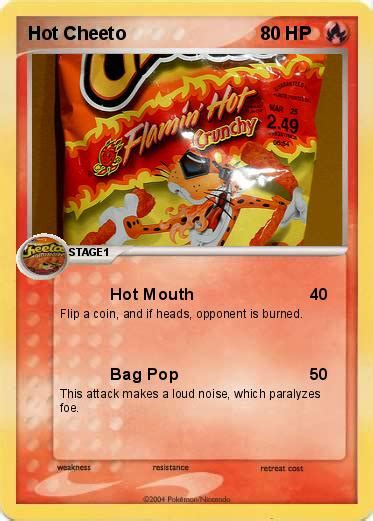 Pokémon Hot Cheeto Hot Mouth My Pokemon Card
