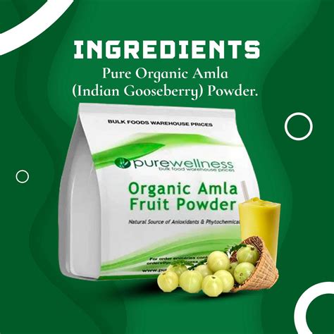 Organic Amla Fruit Powder (buy 2 x 1kg Get 1 free) — Purewellness Australia