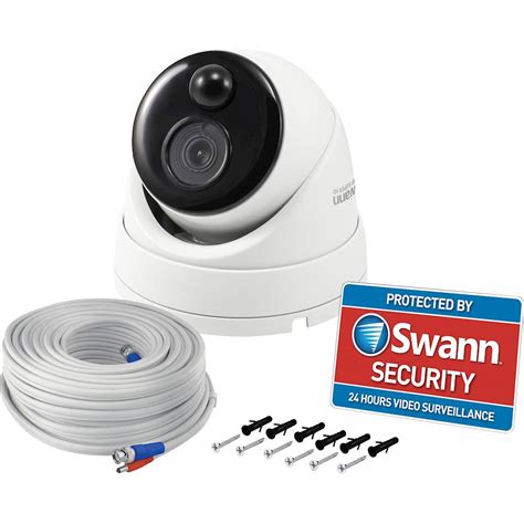 Best Buy: Swann PRO-SERIES HD Indoor/Outdoor CCTV Camera White SWPRO-5MPMSD-US