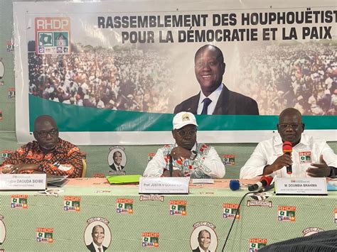 Les Pr Sidents De Cellule De Gestion Des Lections Du Rhdp Form S La