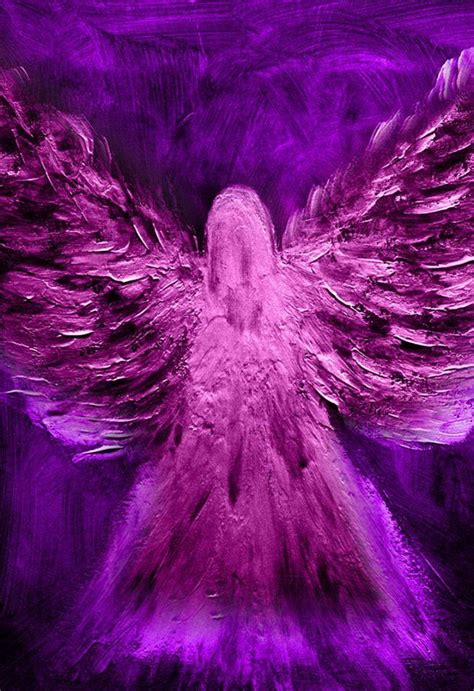 Beautiful Purple Angel Inspiring Angels And Archangels Pinterest