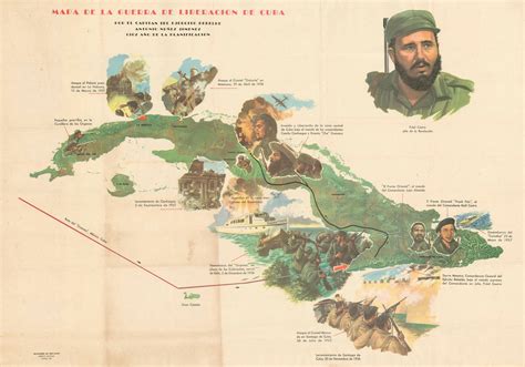 Propaganda Map of Revolutionary Cuba (1962) : r/MapPorn