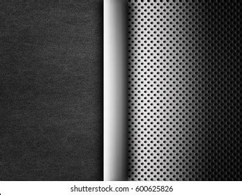 Perforated Black Metallic Background Abstract Wallpaper Stock