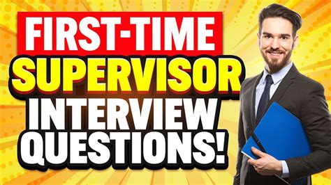 First Time Supervisor Interview Questions And Answers How To Pass Your