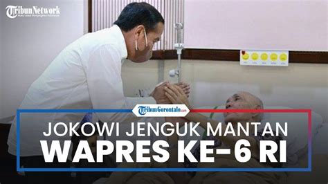 Presiden Joko Widodo Jenguk Mantan Wapres Ke Ri Try Sutrisno Di Rspad