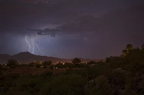 Arizona Monsoon Lightning Photograph by Dan McManus - Fine Art America