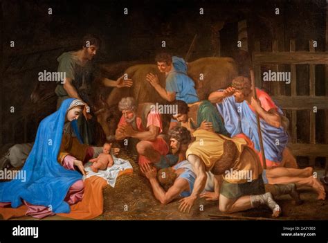 Nicholas Poussin Peintre Francais Huile Sur Toile Banque D