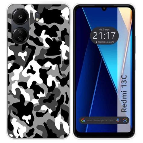 Funda Silicona Para Xiaomi Redmi C Dise O Snow Camuflaje Dibujos Con