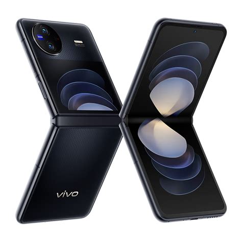 Vivo X Flip 12gb256gb 钻黑 轻巧优雅设计 魔镜大外屏 悬停蔡司影像 骁龙8 芯片 5g 折叠屏手机 Xflip手机