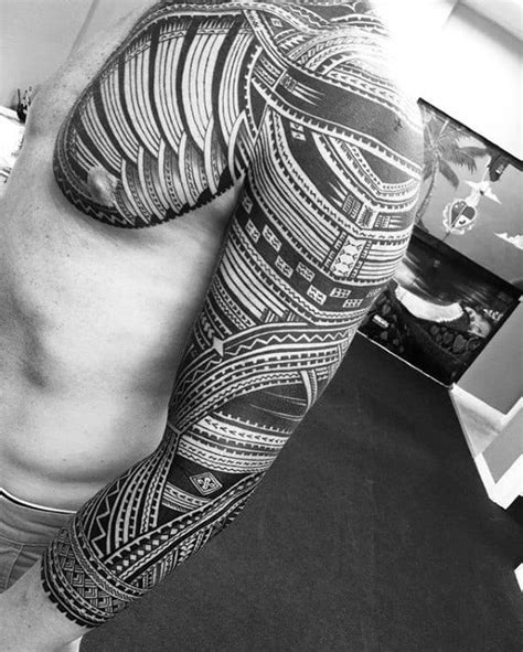 90 Samoan Tattoo Designs For Men Tribal Ink Ideas