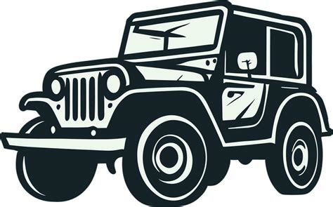 Vintage Jeep Vector 31758293 Vector Art at Vecteezy