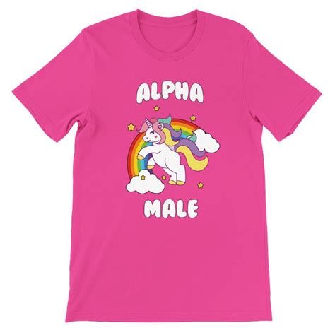 Alpha Male T Shirt Tee Top Funny Meme Unicorn T Unisex Joke Prank Fathers Day Stag Do Funny