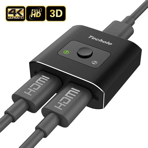 Hdmi Switch Techole Hdmi Splitter Bi Direction Input To Into Or