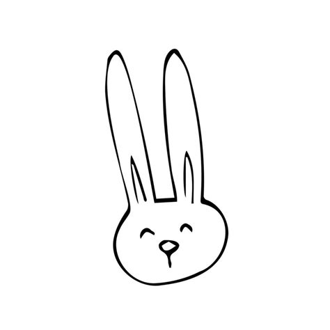 Bunny Doodle Vector Art, Icons, and Graphics for Free Download