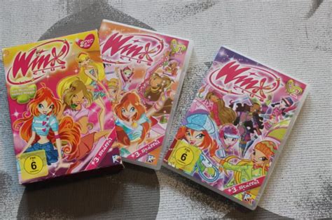 WINX CLUB 3 Staffel Box 1 Teil 1und 2 2xDVD Zustand Gebraucht EUR