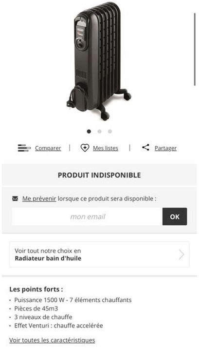 Radiateur bain d huile Delonghi à Paris Petit électroménager d occasion