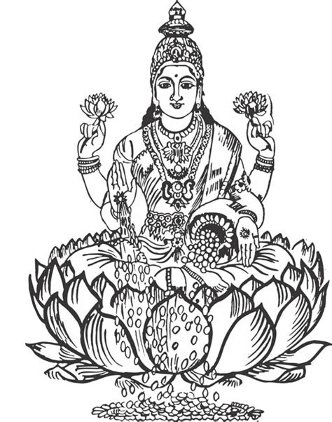 Shri lakshmi clipart - Clipground