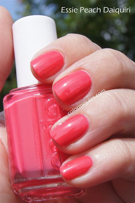 Essie Peach Daiquiri Peach Nails Nail Polish