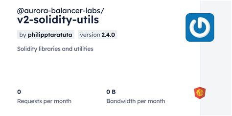 Aurora Balancer Labs V Solidity Utils Cdn By Jsdelivr A Cdn For Npm