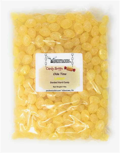 Olde Time Lemon Sanded Candy Drops 4 Lbs