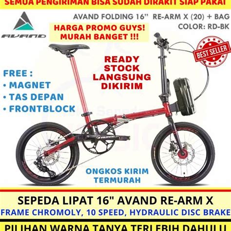 Jual Sepeda Lipat Avand Re Arm X Shopee Indonesia