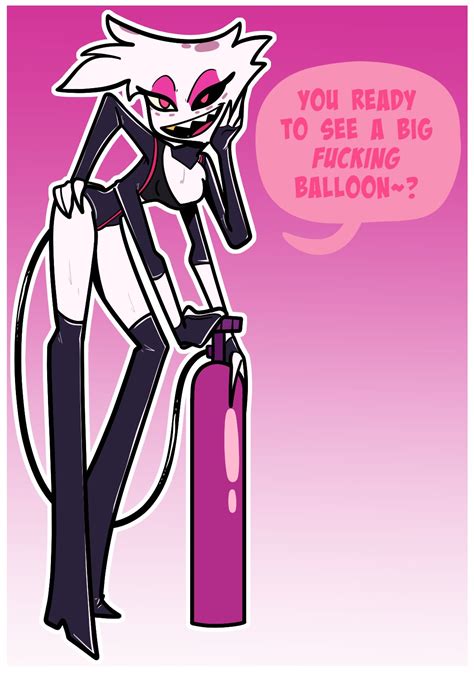 Rule 34 124browser Air Inflation Angel Dust Hazbin Hotel Big Ass Big Breasts Big Butt