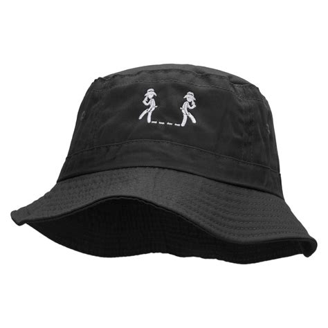 Shootout Embroidered Bucket Hat Black Osfm