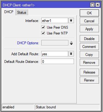 Mikrotik Configuration With Dhcp Wan Connection System Zone