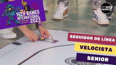 Seguidor De L Nea Velocista Senior Tech Games International