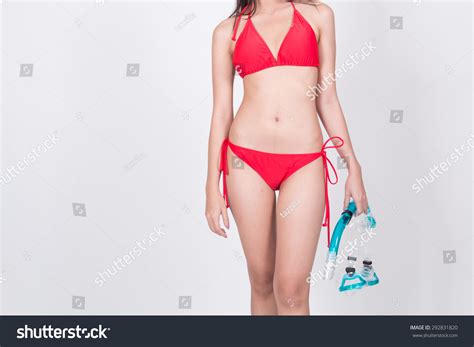 Sexy Asian Girl Red Bikini Snorkel Stock Photo 292831820 Shutterstock