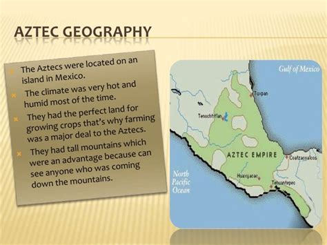 Geography Aztec Website By Gemma