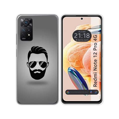 Funda Silicona Compatible Con Xiaomi Redmi Note Pro G Dise O Barba