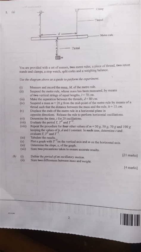 2021 WASSCE PHYSICS QUESTIONS AND ANSWERS