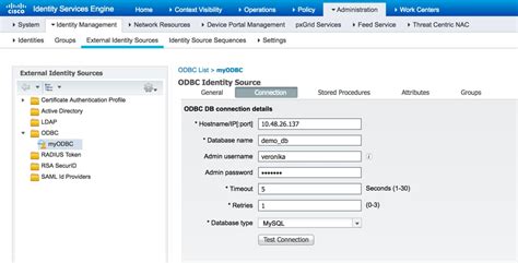 Configure ISE 2 2 For Integration With MySQL Server Cisco