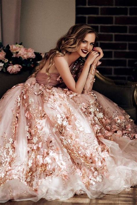 Rose Gold Wedding Dress Dresses Images 2022