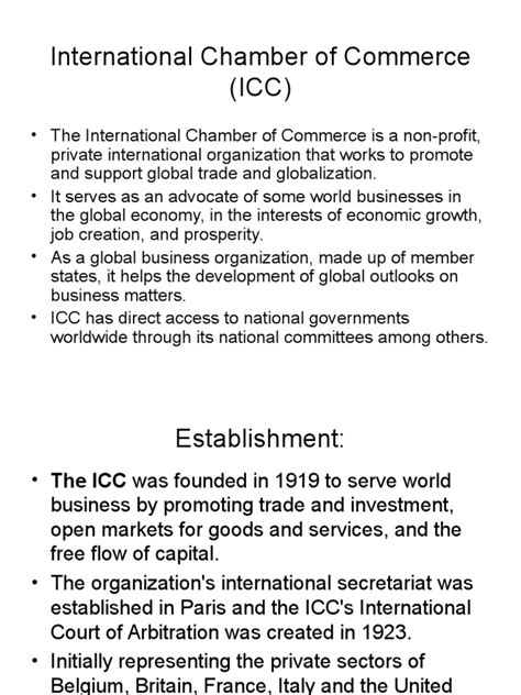 International Chamber Of Commerce Icc Download Free Pdf Business