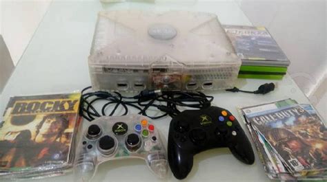 Xbox clasico edicion cristal perfecto estado chip en México Ciudad De