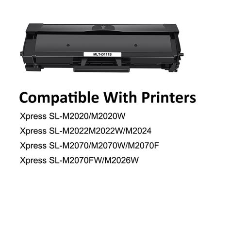 4pk Mlt D111s Toner Cartridge For Samsung Xpress M2070fw M2020 M2070w Lot Ebay