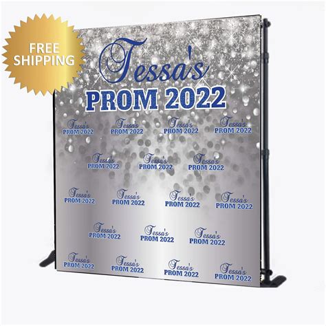 Prom Step And Repeat Backdrop Prom 2022 Backdrop Sweet 16 Etsy