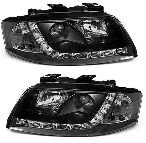 Reflektor Lampy Kpl Day Line Light Led Tuning Audi A6 C5 4b Lift 2001 2005 Lpau46 Mhm Za 1300 Zł