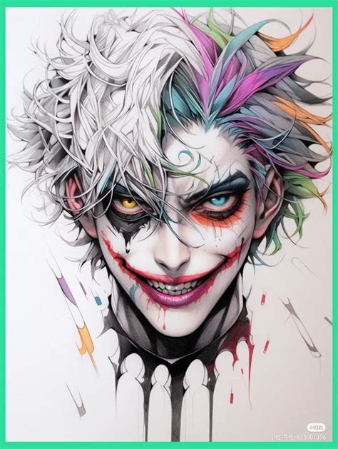 Colorful Joker Concept Art