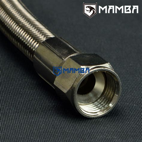 Mamba 6 An 1 2 Turbo Braided Stainless Steel Teflon Hose Ptfe Str