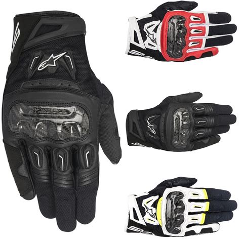 Alpinestars SMX 2 Air Carbon V2 Motorcycle Gloves BDLA Motorbikes