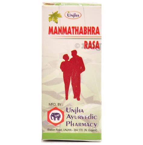 Unjha Manmathabhra Rasa Tablet Buy Bottle Of 40 0 Tablets At Best